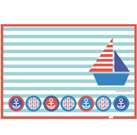 Individuales Barcos 8u